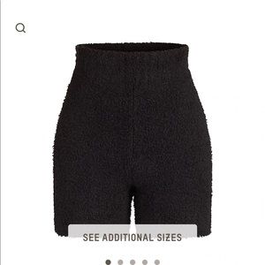 SKIMS cozy collections black shorts XXS